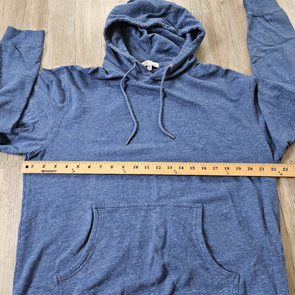 Peter Millar Men's Blue Pullover Drawstring Hoodi… - image 6